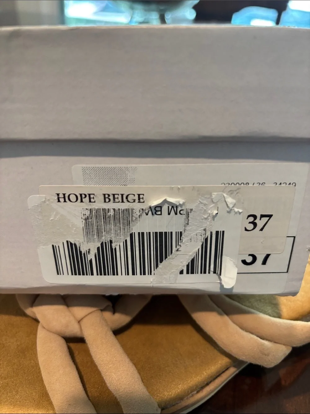 Eric Michael Braided Hope Slide Sandals in Beige size 7